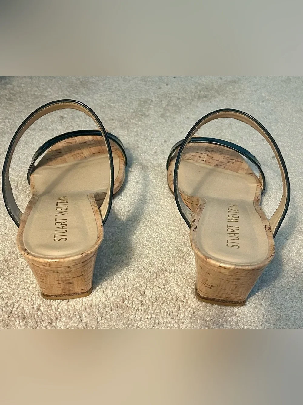 Stuart Weitzman Aleena Wedge Slide Sandal - Picture 4 of 5
